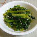 nasubeam's cooksnap of when they made 小松菜ナムル *韓国料理*.