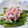 ジュリネ☆'s cooksnap of when they made アスパラのカニマヨソース♪.