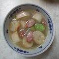砂漠で鍋焼きうどん's cooksnap of when they made そら豆の麩わとろスープ♥.