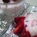 樺弥音's cooksnap of when they made ☆苺の簡単レアチーズケーキ☆.