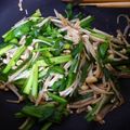 のすけのすけ's cooksnap of when they made えのきとニラのピリっと炒め.