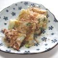 yamita's cooksnap of when they made 大根のモチモチおやき♡.