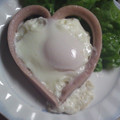 もちゃちゅ's cooksnap of when they made 簡単♥かわいいハートの目玉焼き♥.