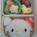 モナモナ★'s cooksnap of when they made 簡単★カワイイ★キティ♪キャラ弁.
