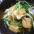 いずみるく's cooksnap of when they made シャキっとおいしい☆水菜と油揚の煮びたし.