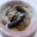 みわごろう's cooksnap of when they made おばあちゃんの味★茄子とベーコンの煮物.