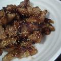 pacochi's cooksnap of when they made 豚とごぼうジャキジャキ黒酢炒め.