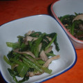 Jock's cooksnap of when they made 給食のほうれん草としめじのおひたし！.