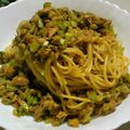 ふじやみるきぃ's cooksnap of when they made 簡単！大根葉とツナの和風パスタ.