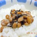 tomoyuppi's cooksnap of when they made 塩こんぶ納豆☆.