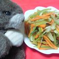 korakko's cooksnap of when they made うどと牛肉のきんぴら。.