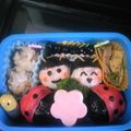 みんみん5364's cooksnap of when they made ＊キャラ弁＊ てんとう虫☆.