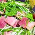 ごーごーゆきんこ's cooksnap of when they made 水菜とベーコンの炒め物.
