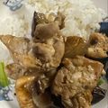 9ma9ma's cooksnap of when they made ノンオイルで満足♪鶏となすのカレー炒め.
