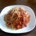 cookdomama's cooksnap of when they made 簡単美味◆♪♪ツナのトマトソースパスタ♪.