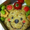 cocoakico's cooksnap of when they made 簡単キャラ弁　ぷーさん.