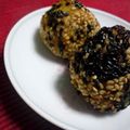 羽尼うに's cooksnap of when they made 砂糖不使用♪かぼちゃのごま団子☆お弁当に.