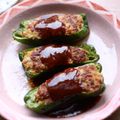 rosek's cooksnap of when they made ピーマンの肉詰めデミグラスソース.