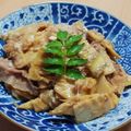 ひいちい's cooksnap of when they made 筍と豚バラのにんにく味噌炒め～卵とじ～.