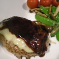 おつね's cooksnap of when they made よしくんのチーズハンバーグ.