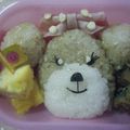 3姉妹ちゃんママ's cooksnap of when they made 簡単♬人気のプリンちゃん✿キャラ弁.