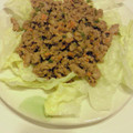 ぱんだykk's cooksnap of when they made ひき肉のみそ炒め☆レタス巻き.