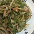 nimarono's cooksnap of when they made ちくわとピーマンのマヨ炒め.