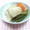 柚茶姫's cooksnap of when they made ◆簡単◆いんげんと高野豆腐の煮物◆.