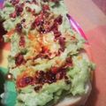 ★ひいらぎ★'s cooksnap of when they made (ﾟ∀ﾟ)ﾉアボカドと桃屋ラー油のせパン.
