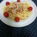 青い青い空's cooksnap of when they made ツナと大根おろしの和冷製パスタ♪.