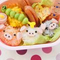 ななクレープ's cooksnap of when they made *キャラ弁に　3色のこぶたちゃん*.