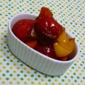 いこたん's cooksnap of when they made ミニトマとパプリカで✿赤のルージュマリネ.
