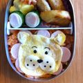 くららんぼママ's cooksnap of when they made ライオンのオムライス弁当～キャラ弁.