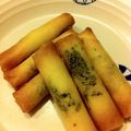 nananaoe's cooksnap of when they made クリームチーズと塩こんぶの春巻き.