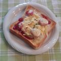オレンジリング's cooksnap of when they made ◆私の家のピザトースト.