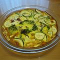 マッハママ's cooksnap of when they made 簡単ズッキーニとブロッコリーのキッシュ風.