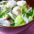 mikkusan's cooksnap of when they made あっさり肉団子鍋☆.