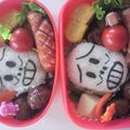 れいかちゃん's cooksnap of when they made 旦那用☆ギャグ弁　ホラーマン.