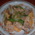 Jock's cooksnap of when they made 豚肉と厚揚げの甘辛炒め.