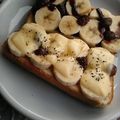 姉ぶた's cooksnap of when they made ハニーばなな塩チーズとーすと✩.