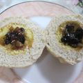 miyuki12's cooksnap of when they made パンの中からかわいいブッセが顔を出します.