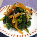 まろんかふぇ's cooksnap of when they made 栄養満点！ほうれん草の簡単オイのり和え.