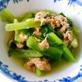 五階の角部屋's cooksnap of when they made 小松菜とツナの煮びたし.