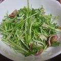 しおりんりく's cooksnap of when they made 水菜のサラダ☆.