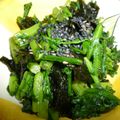 のすけのすけ's cooksnap of when they made 海苔まみれ～春菊のおひたし.
