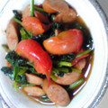 Linlyn's cooksnap of when they made ウインナーとほうれん草のとまと炒め.