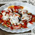 ひころん's cooksnap of when they made 茄子とウインナーのケチャチーズ焼き.