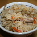 ☆粉雪♪'s cooksnap of when they made 【簡単de美味】鶏とごぼうの炊き込みご飯.