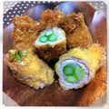 ゆぅぅちん's cooksnap of when they made １品おつまみ♪アスパラの豚バラ巻き揚げ.