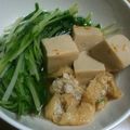 冬の日's cooksnap of when they made 高野豆腐と水菜の煮物.